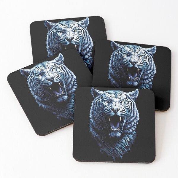Item preview, White Tiger Portrait designed and sold by Xhevahir.