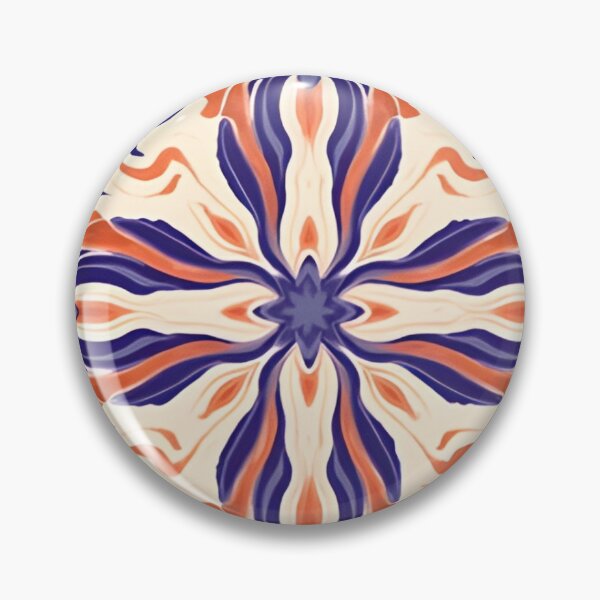 Item preview, Gainesville Colors Inspired Pattern  Blue Star Center designed and sold by MiracleROLArt.