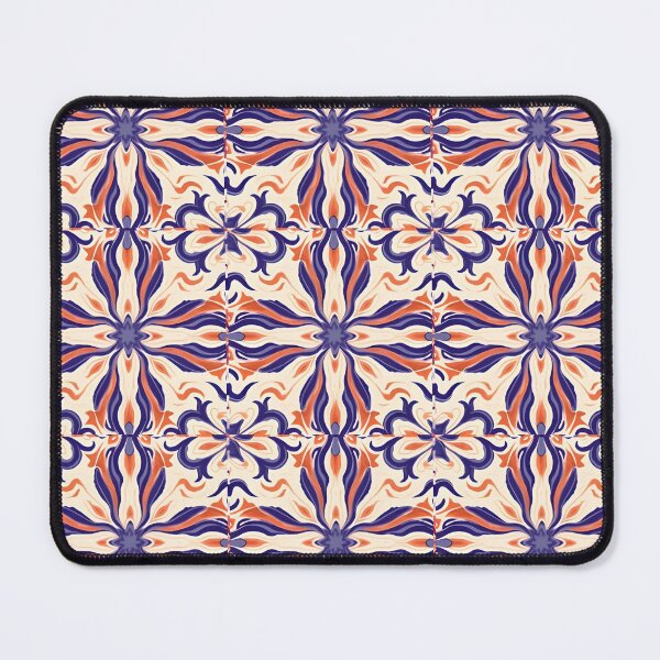 Item preview, Gainesville Colors Inspired Pattern  Blue Star Center designed and sold by MiracleROLArt.