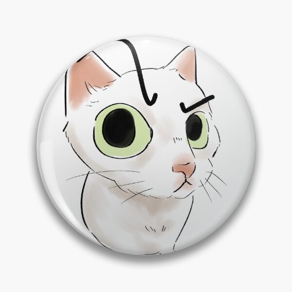 Item preview, doubtful cat designed and sold by frenzzita.