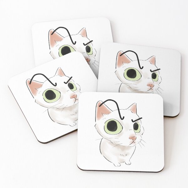 Item preview, doubtful cat designed and sold by frenzzita.