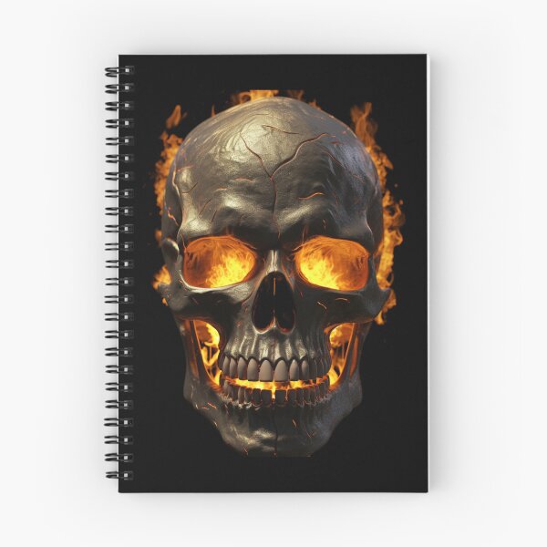 Item preview, Inferno Cranium: Unleash the Flames with our 3D Skull on Fire designed and sold by JLCableStudio.