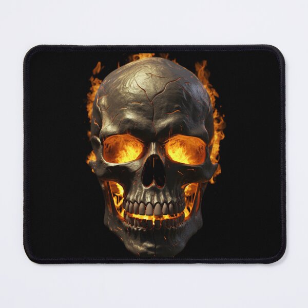 Item preview, Inferno Cranium: Unleash the Flames with our 3D Skull on Fire designed and sold by JLCableStudio.