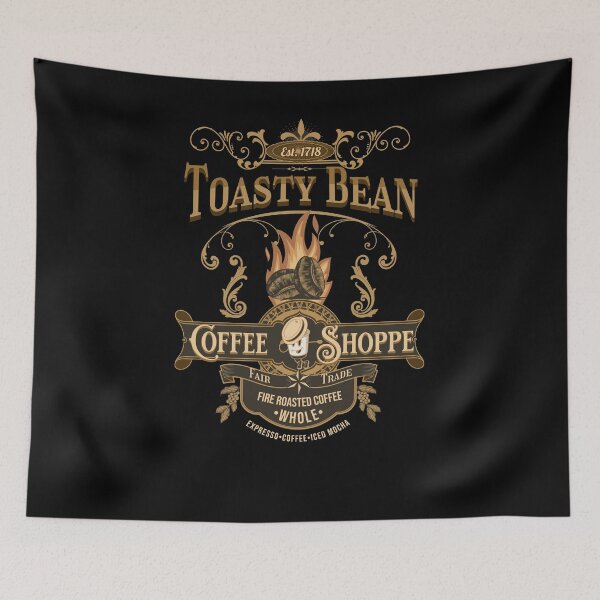 Item preview, Vintage Toasty Bean Coffee Shoppe - Retro Coffee Lover's Delight! designed and sold by BuyByButterfly.