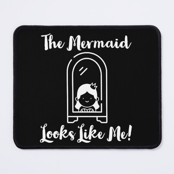 Item preview, The Mermaid Looks Like Me Mirror Design designed and sold by Andy Hilaire.