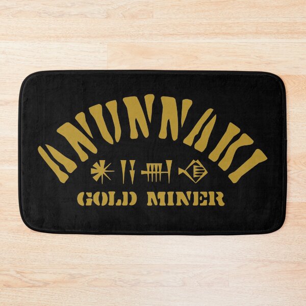 Item preview, ANUNNAKI GOLD MINER. GOLD ish.. designed and sold by 5hertz.