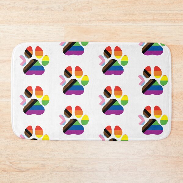 Item preview, Progressive Pride Paw LGBTQ+ designed and sold by GenericAssShop.