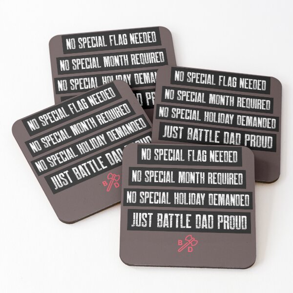 Item preview, Just Battle Dad Proud designed and sold by Battle-Dad-Tees.