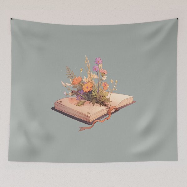 Item preview, Flowers Growing From Book designed and sold by taniasofia.