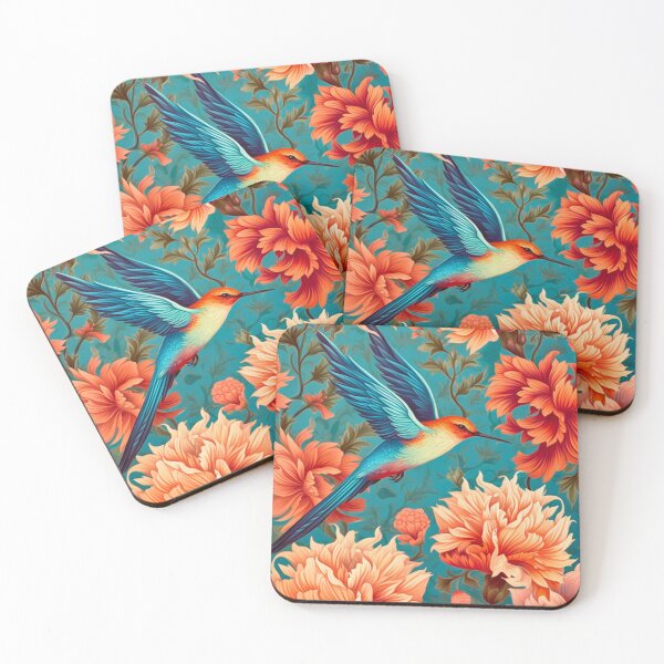 Item preview, Persian Pattern Design with Hummingbird designed and sold by ai-beyond.