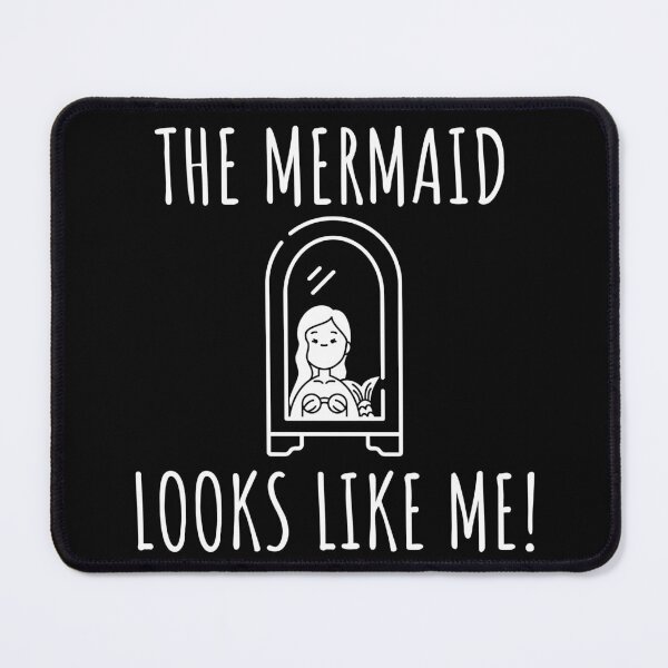 Item preview, The Mermaid Looks Like Me Mirror Design designed and sold by Andy Hilaire.