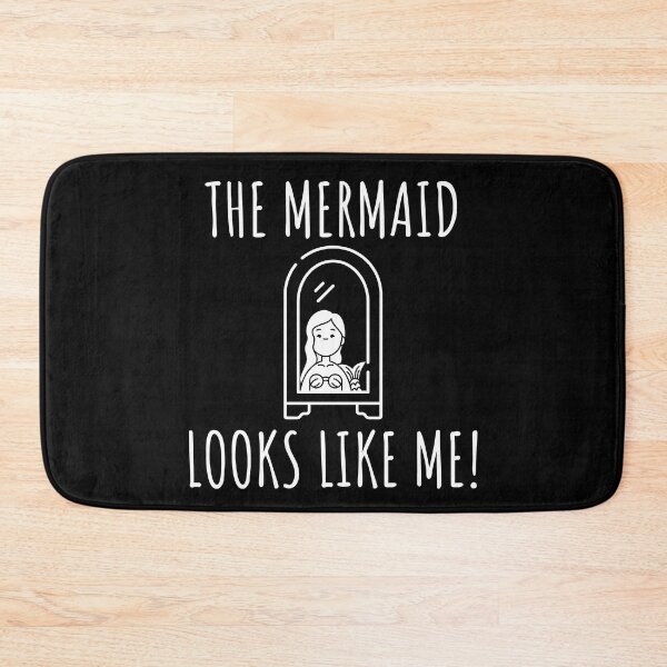Item preview, The Mermaid Looks Like Me Mirror Design designed and sold by Andy Hilaire.