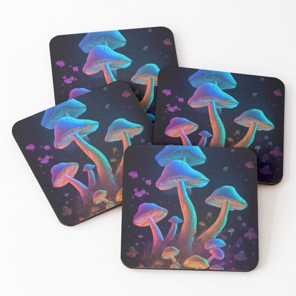 Item preview, Abstract Iridescent Mushroom designed and sold by DLADigitalArt.