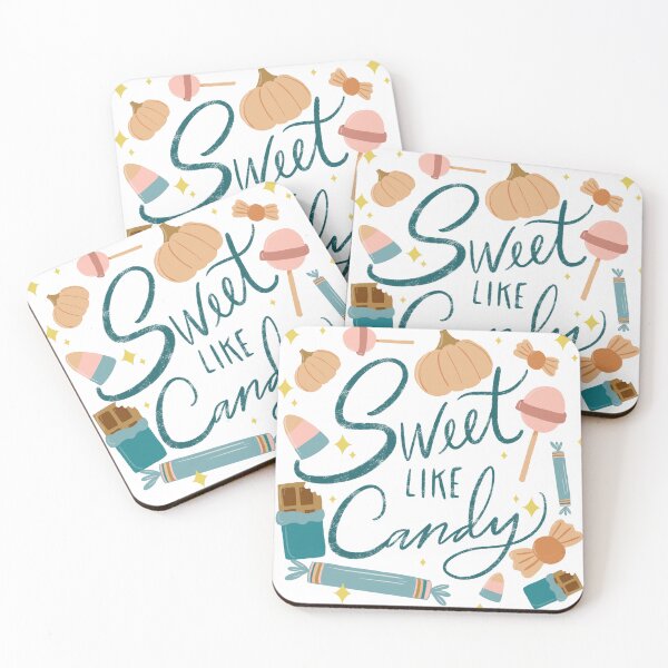 Item preview, Pastel "Sweet Like Candy" - hand lettered Halloween design designed and sold by maddydoodlesoup.