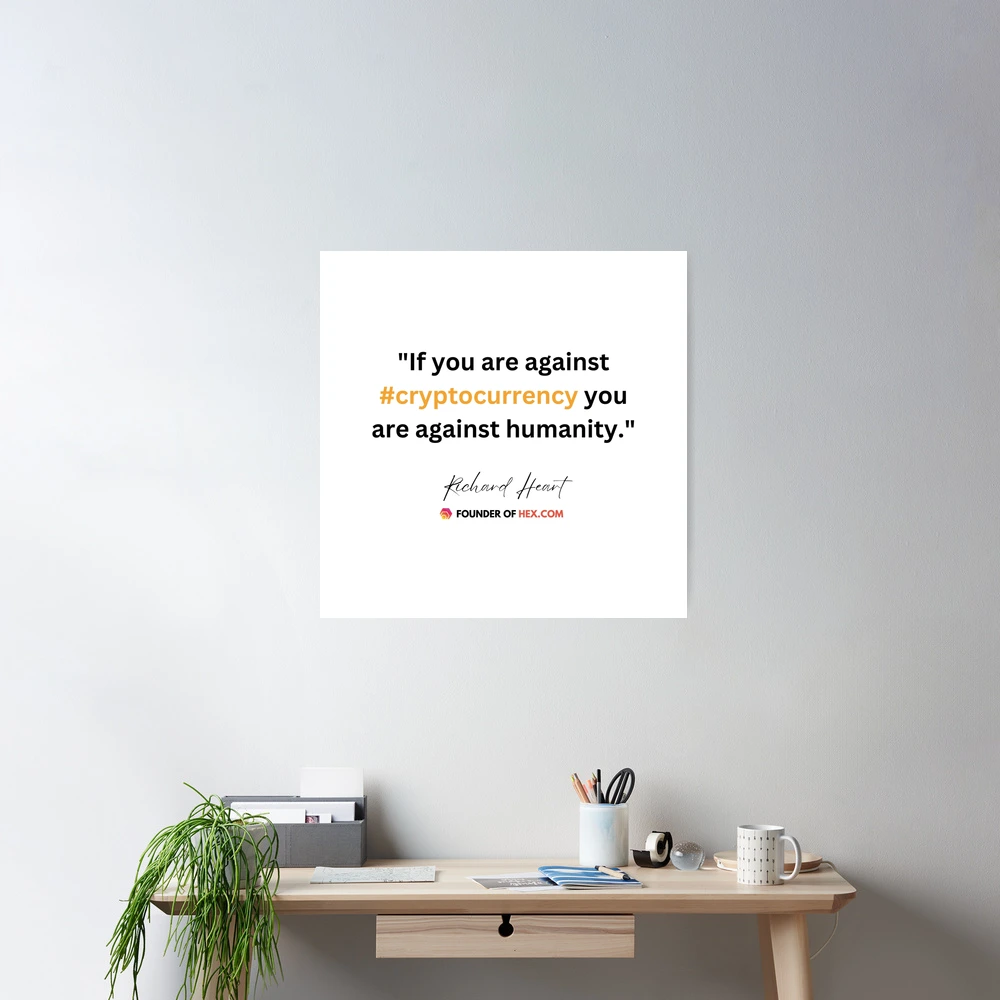 Richard Heart Hex Crypto Quote 2 (Black)