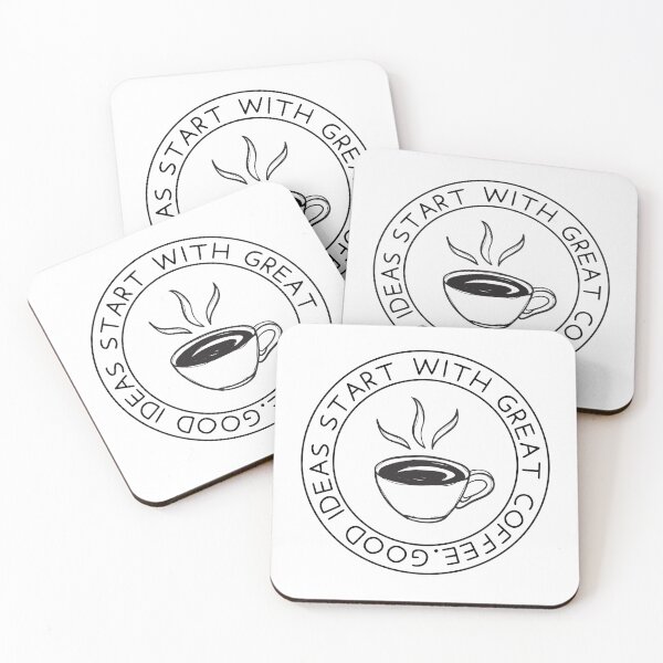 Item preview, Good ideas start with great coffee designed and sold by OCNau.