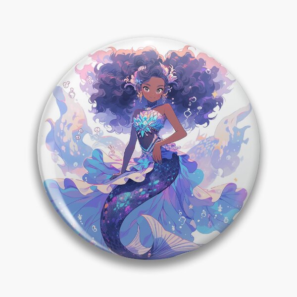 Item preview, Lovely Purple Aurora Mermaid II designed and sold by DuckieAtelier.