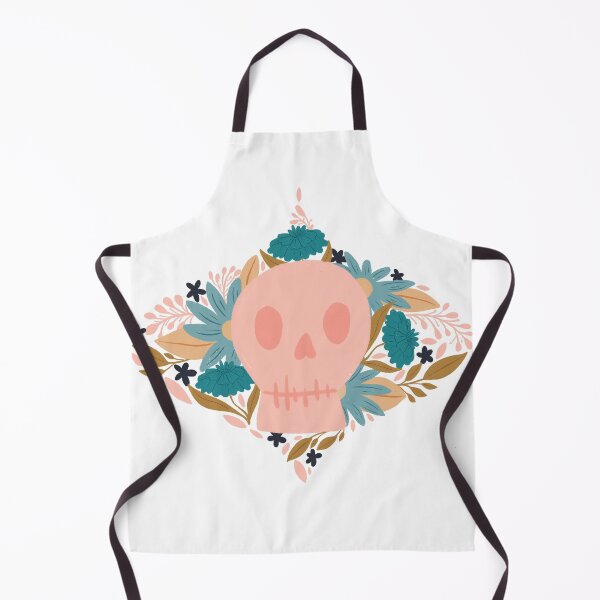 Item preview, Pastel Floral Skulls in pink, blue, and tan designed and sold by maddydoodlesoup.
