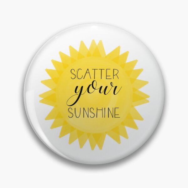 Item preview, “Scatter Your Sunshine” Watercolor Design designed and sold by SidderBug Designs.
