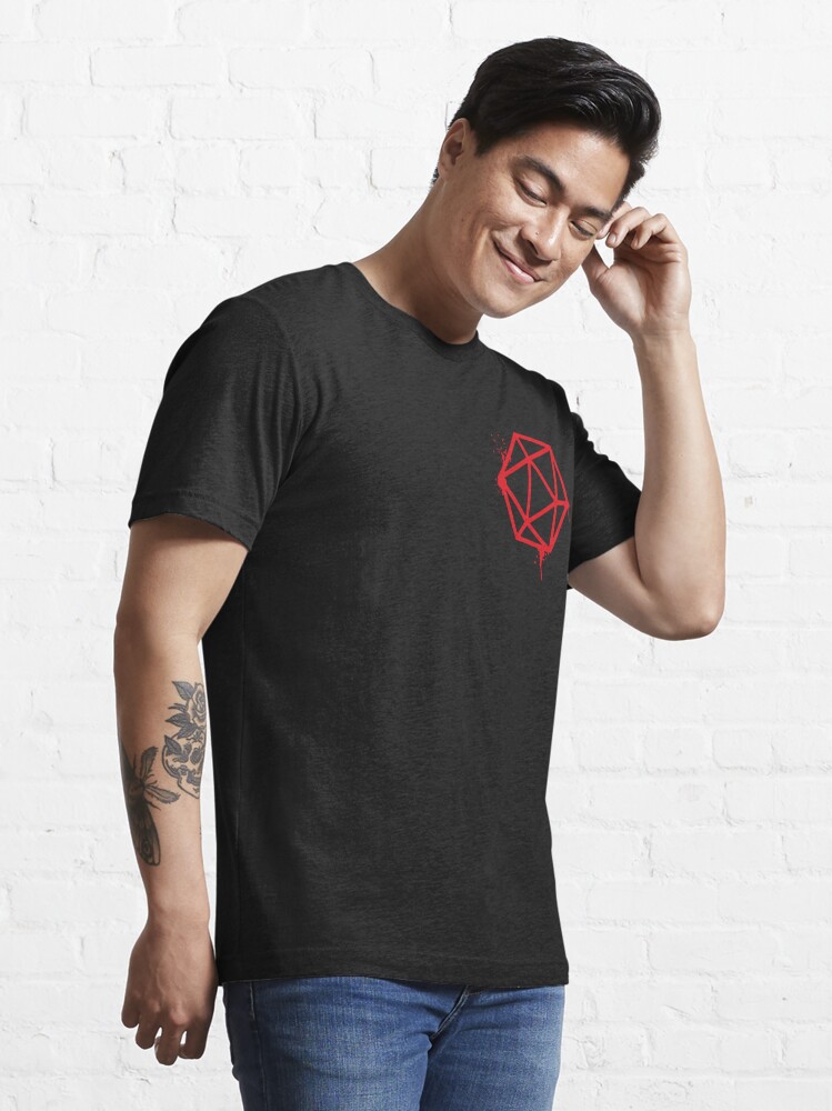 Discover Red D20 Dice Spray Paint | Essential T-Shirt 