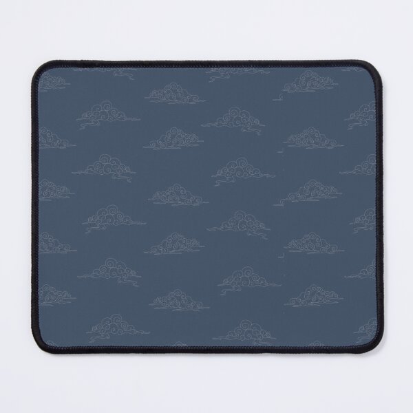 Item preview, Repeating Clouds - Grey and Blue designed and sold by susiecreates.