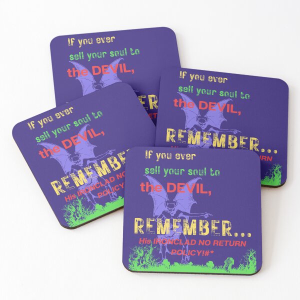 Item preview, Sell your Soul to Devil, remember IRONCLAD NO RETURN POLICY designed and sold by BurstBlue-1.