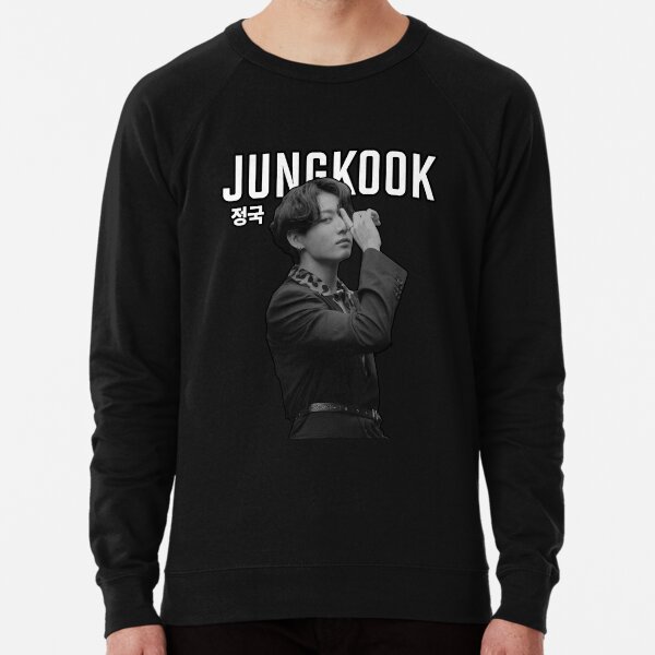 Jungkook top black sweatshirt