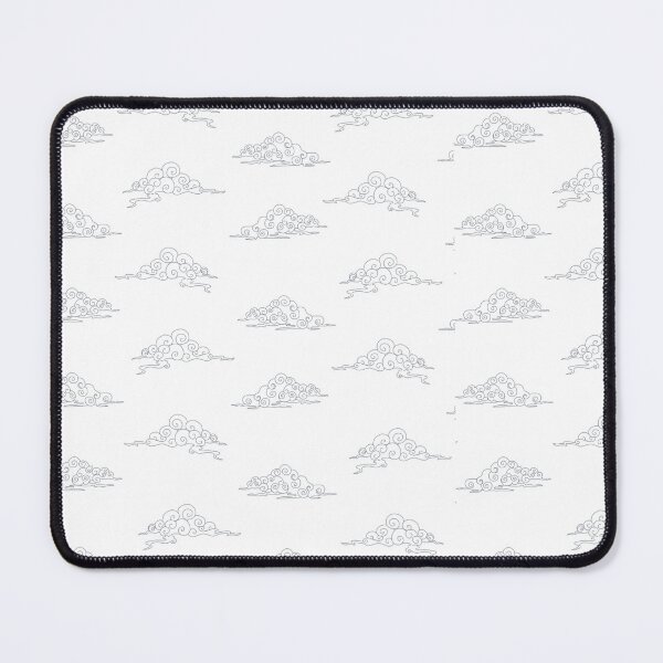 Item preview, Repeating Clouds - Grey and White designed and sold by susiecreates.