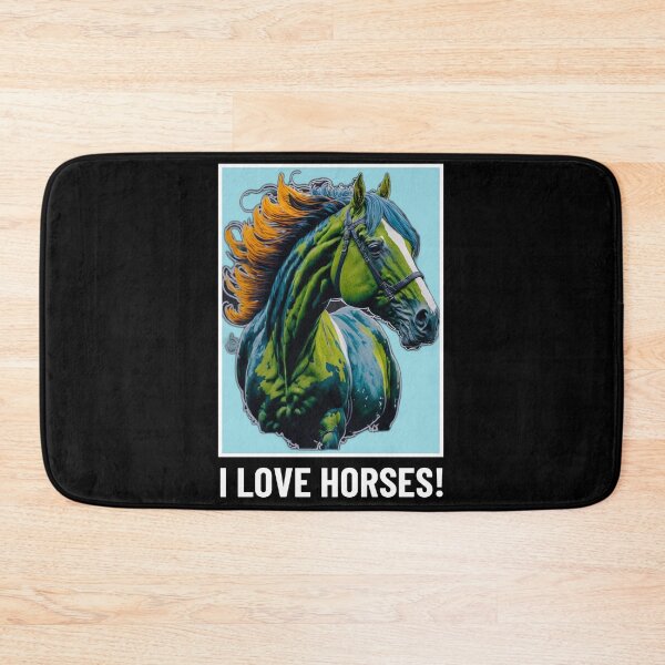 Item preview, I Love Horses! Horse art - Horse Lovers T-shirt designed and sold by Abdalla Hussein.