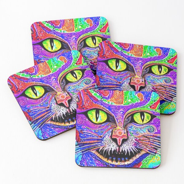 Item preview, Pretty cat. Abstraction. designed and sold by Natalia-Vlad.