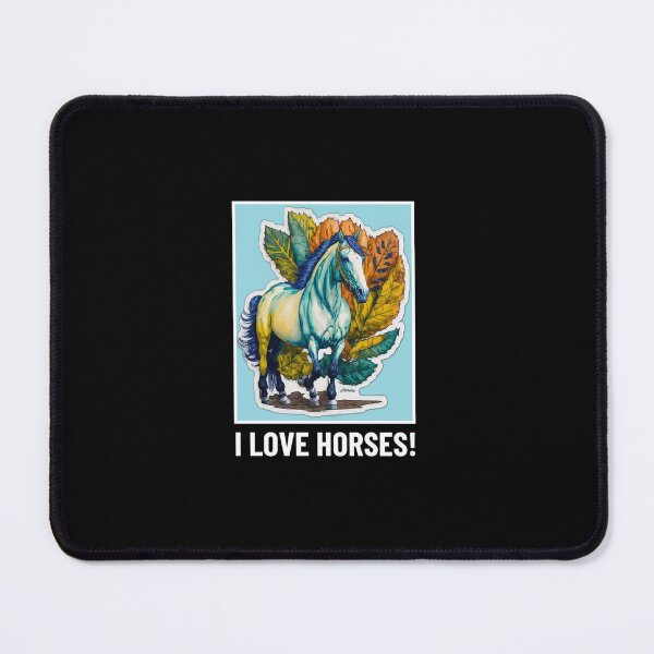 Item preview, I Love Horses! Horse art - Horse Lovers T-shirt designed and sold by Abdalla Hussein.