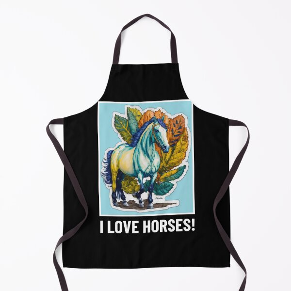 Item preview, I Love Horses! Horse art - Horse Lovers T-shirt designed and sold by Abdalla Hussein.