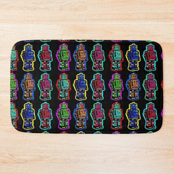 Item preview, Colorful Tin Retro Toy Robots designed and sold by Kristin Frenzel.