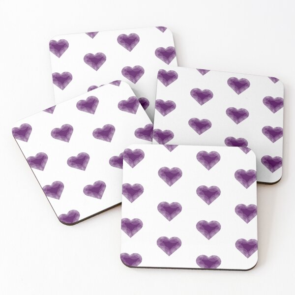 Item preview, purple heart circles designed and sold by Yesskathe.