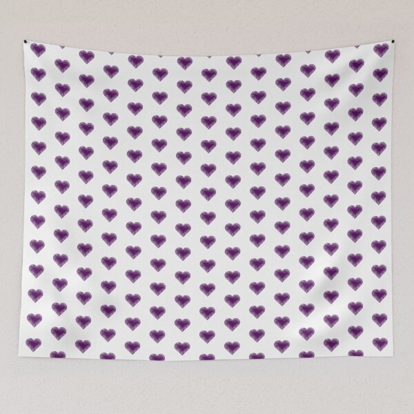 Item preview, purple heart circles designed and sold by Yesskathe.
