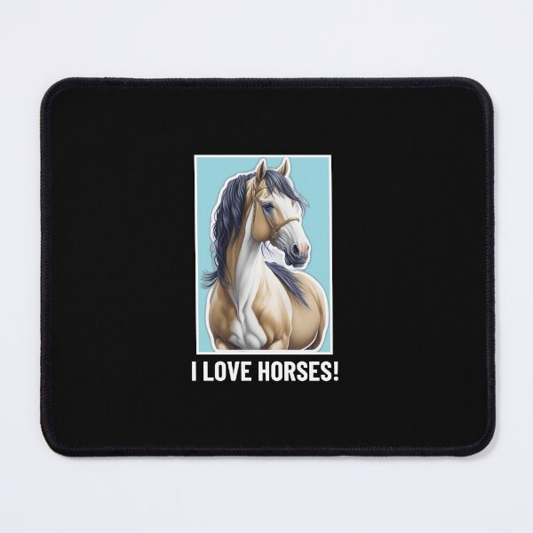 Item preview, I Love Horses! Horse art - Horse Lovers T-shirt designed and sold by Abdalla Hussein.