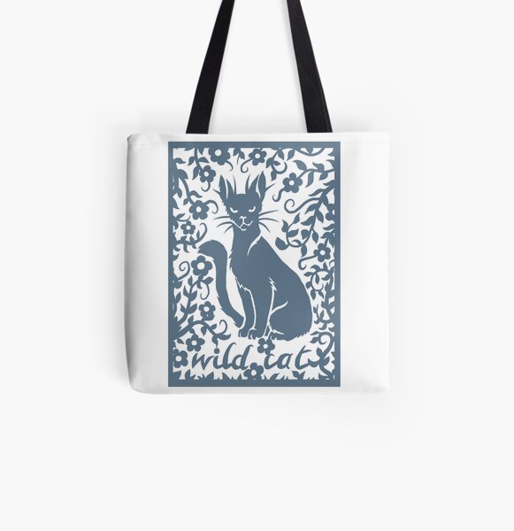 Wild cat All Over Print Tote Bag