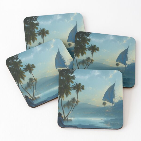 Item preview, Rhapsody In Blue West Indies designed and sold by RoyallyColorful.