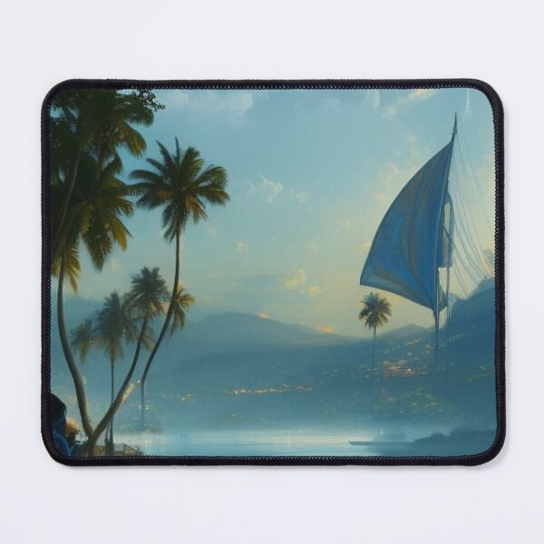 Item preview, Rhapsody In Blue West Indies designed and sold by RoyallyColorful.
