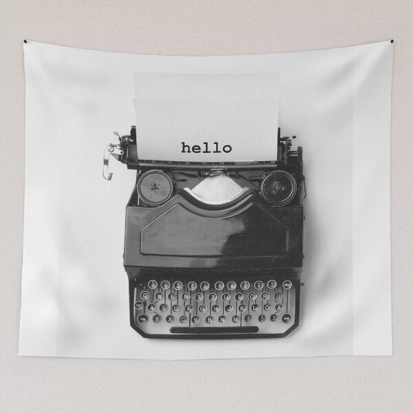Item preview, Typewriter Hello designed and sold by Vintage8.