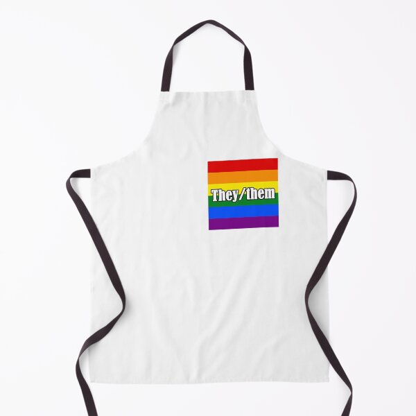 Item preview, They/them Pronoun LGBTQ+ Flag designed and sold by GenericAssShop.