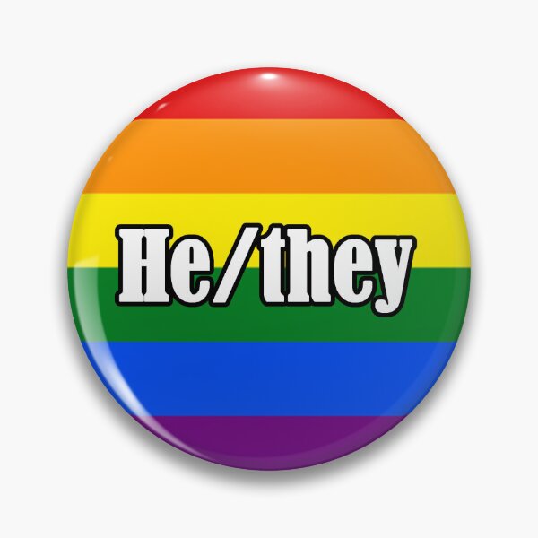 Item preview, He/they Pronoun LGBTQ+ Flag designed and sold by GenericAssShop.