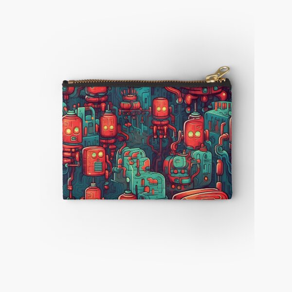 Item preview, Retro Robots - Organic Abstract Art - Original Artwork Pattern designed and sold by ShadedGallery.
