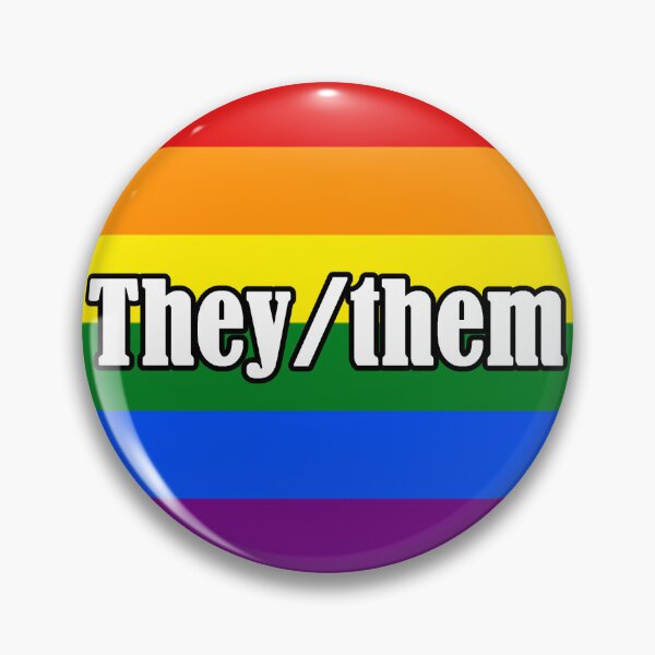 Item preview, They/them Pronoun LGBTQ+ Flag designed and sold by GenericAssShop.