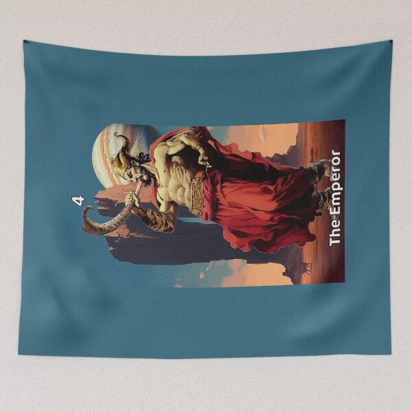 Item preview, Lunar Halo Tarot: The Emperor designed and sold by lunarhalomedia.