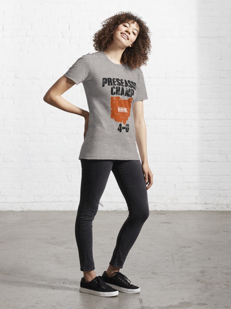 Preseason Champ Cleveland Preseason Cleveland Browns Champion Undefeated Football Essential T Shirt for Sale by Zkoorey Redbubble