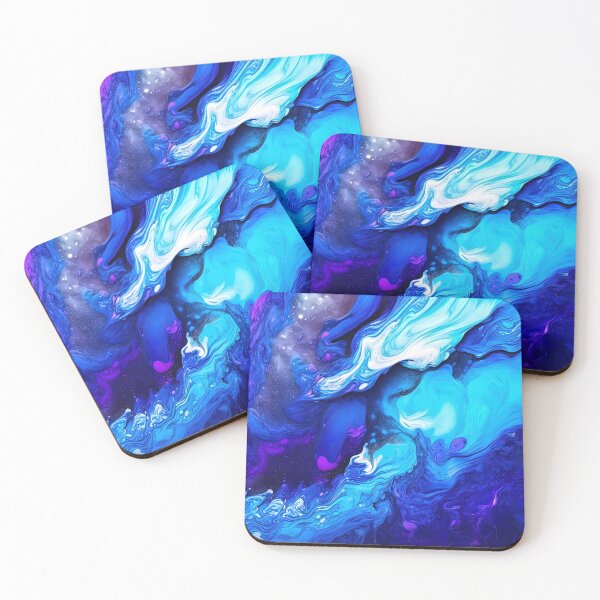 Item preview, Abstract - blue and purple swirls designed and sold by Studio-Gekko.