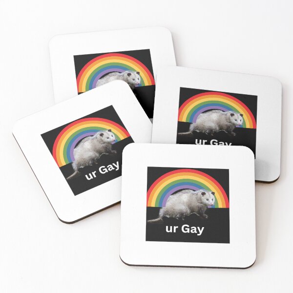 Item preview, Gay opossum designed and sold by Silly Goose Emporium.