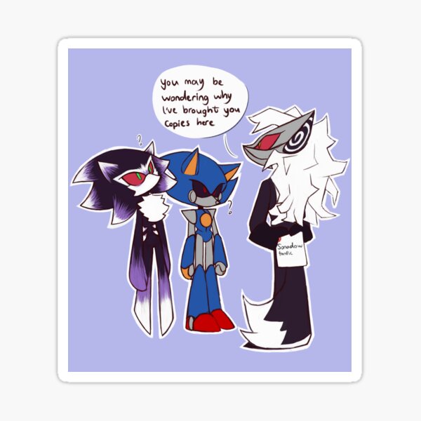 Mephiles The Dark Sonic The Hedgehog Sticker - Mephiles the Dark