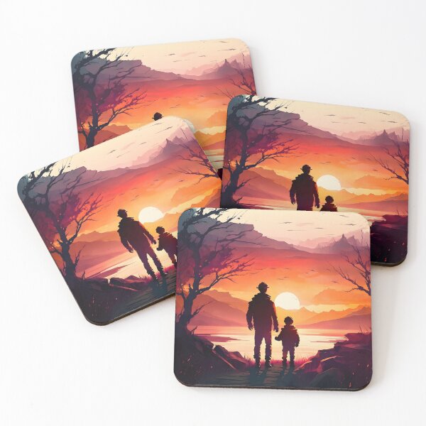 Item preview, Eternal Bond: A Father's Day image captured in a beautiful landscape designed and sold by Digitized.